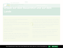 Tablet Screenshot of landurlaub-hessen.de